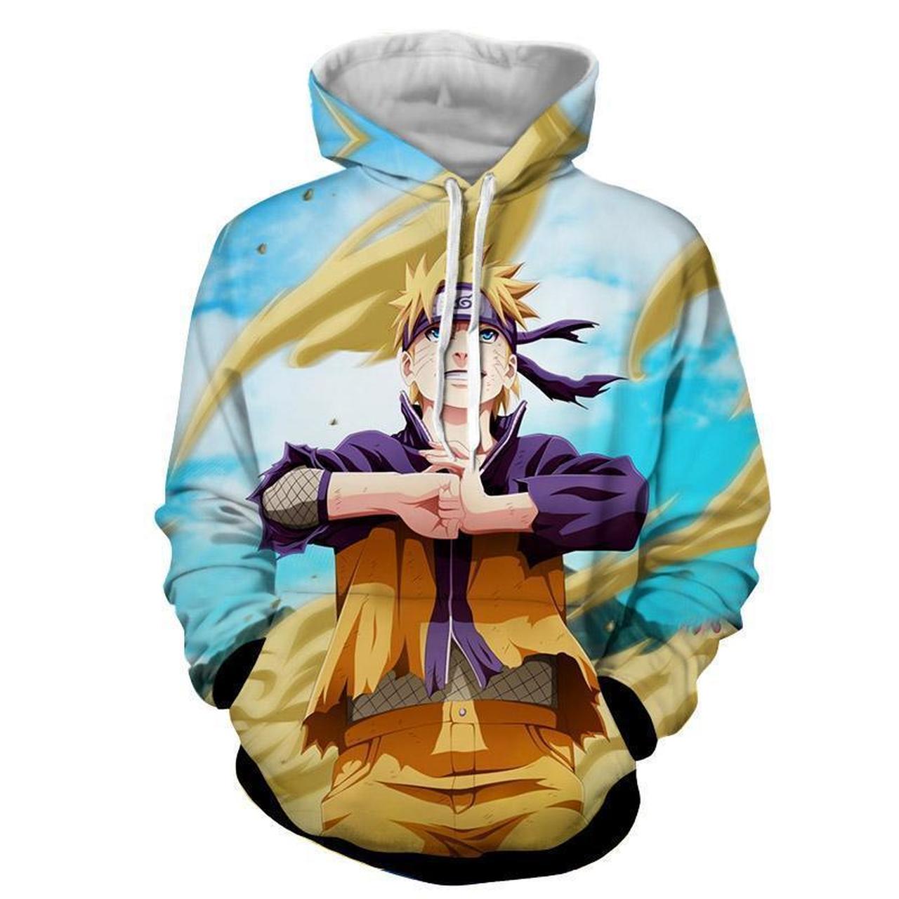 Naruto best sale printed hoodie