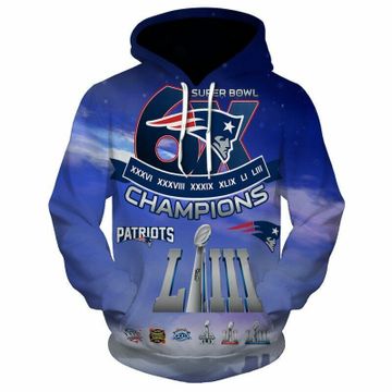 New England Patriots 3D Printed Hoodie/Zipper Hoodie