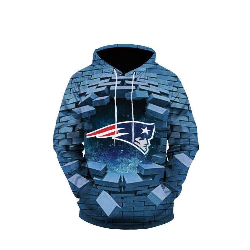 New England Patriots 3D Printed Hoodie/Zipper Hoodie