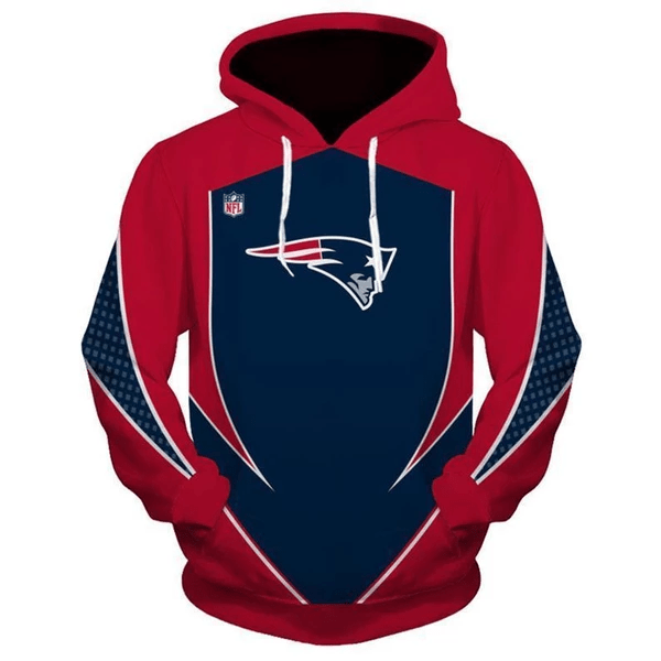 New England Patriots 3D Printed Hoodie/Zipper Hoodie