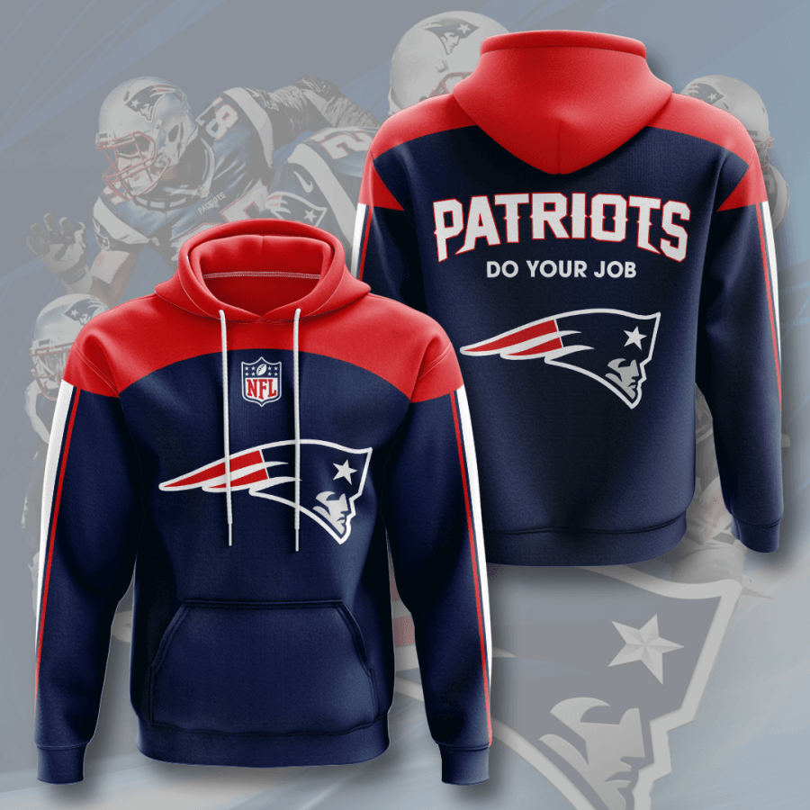 New England Patriots 3D Printed Hoodie/Zipper Hoodie