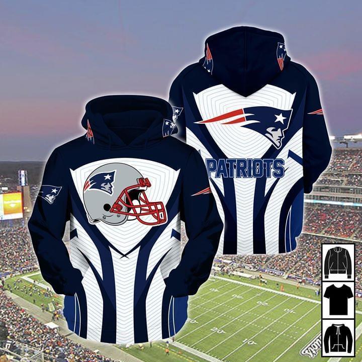 New England Patriots NFL Team US 3D Printed Hoodie/Zipper Hoodie