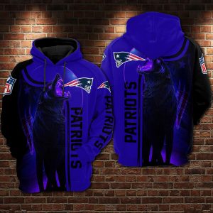 New England Patriots NFL Team Pattern Mix 3D Printed Hoodie/Zipper Hoodie -  Travels in Translation