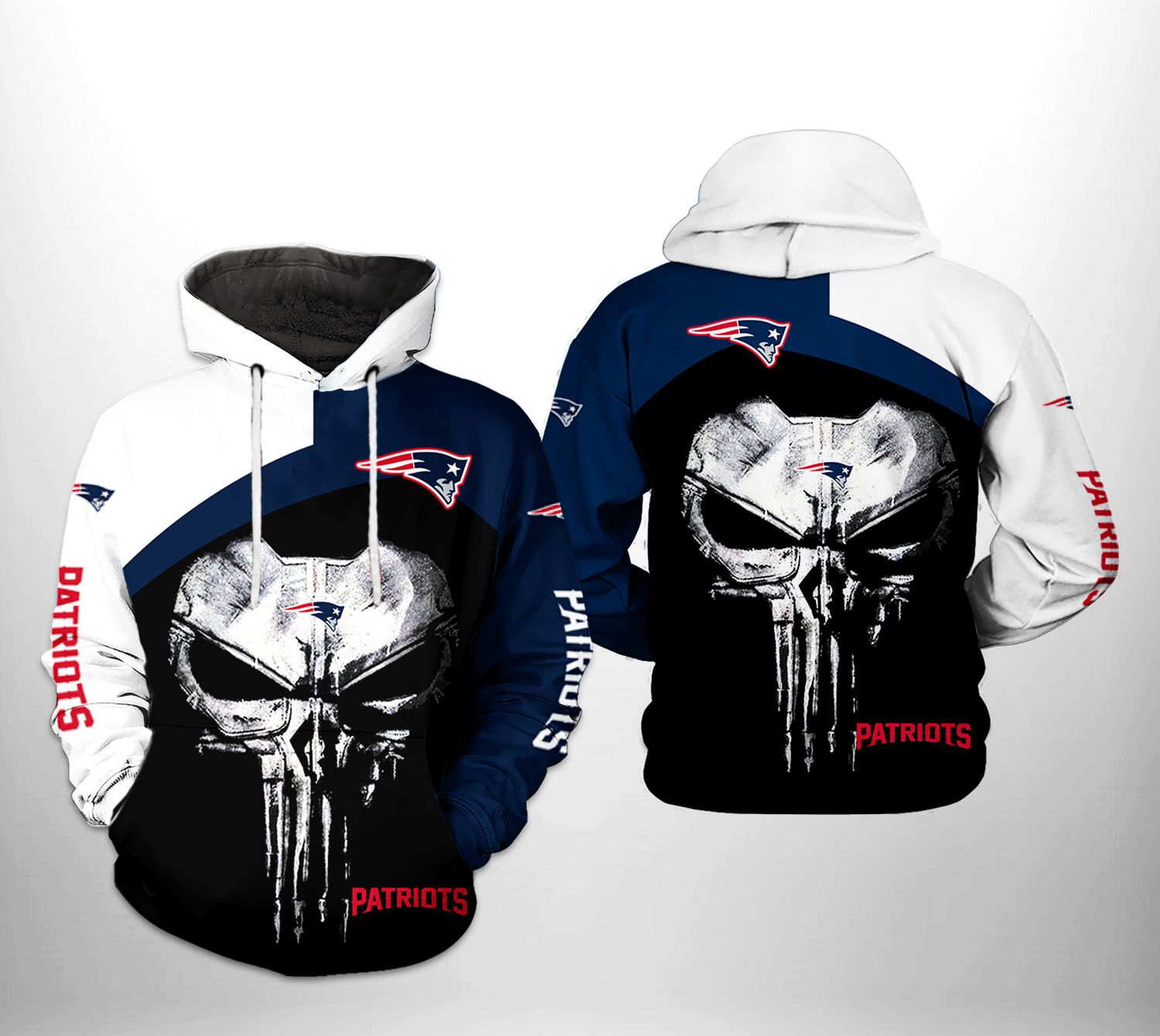 Patriots on sale punisher hoodie