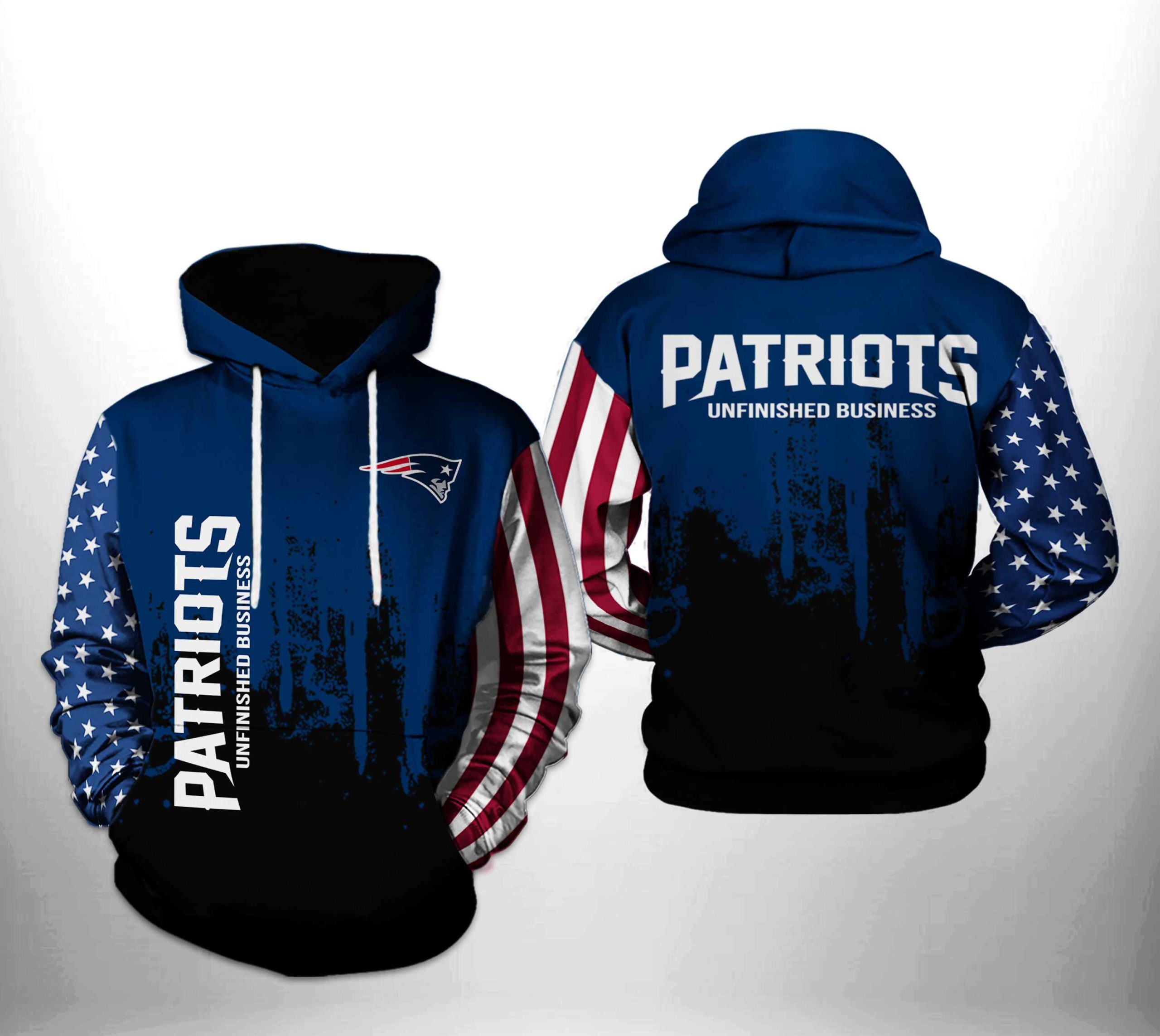 New England Patriots NFL Team US 3D Printed Hoodie/Zipper Hoodie - Travels  in Translation