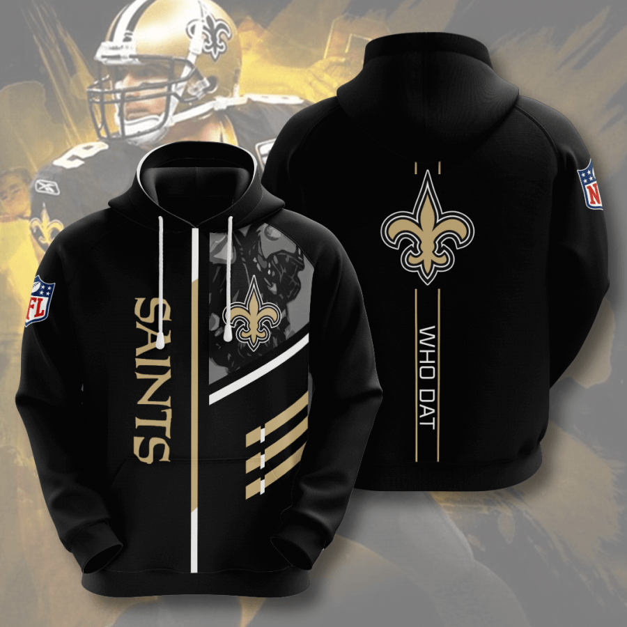 New Orleans Saints 3D Printed Hoodie/Zipper Hoodie