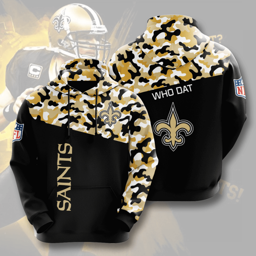 New Orleans Saints 3D Printed Hoodie/Zipper Hoodie - Travels in Translation