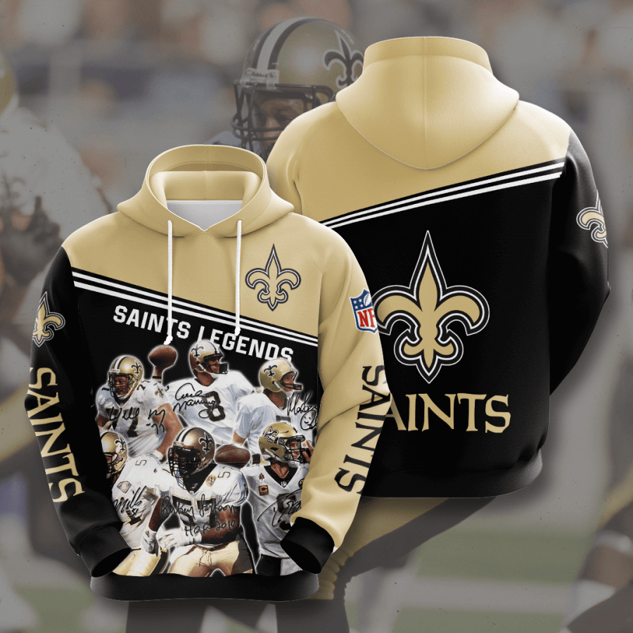 New Orleans Saints 3D Printed Hoodie/Zipper Hoodie - Travels in Translation