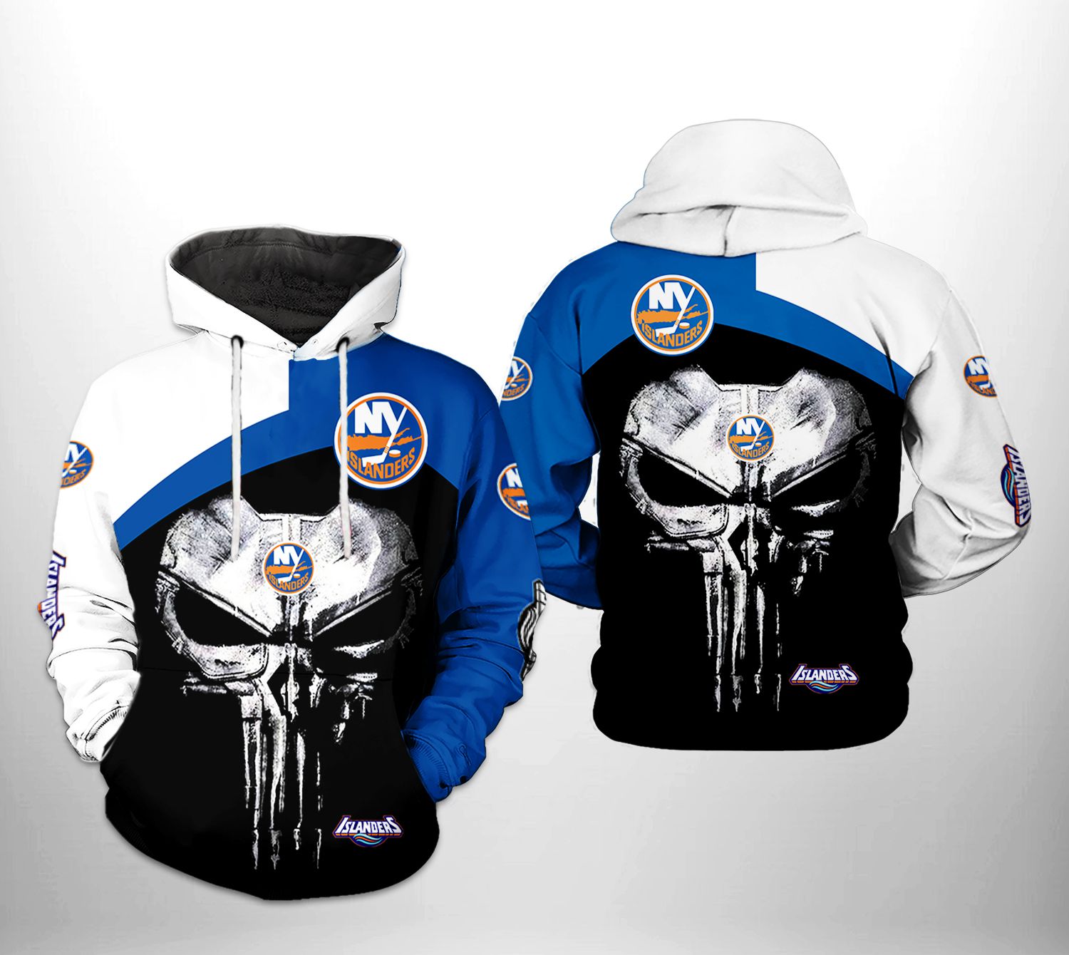 Tennessee Titans NFL Skull Funny Blue Hoodie, Zip Hoodie 3D All Over Print  For Fans