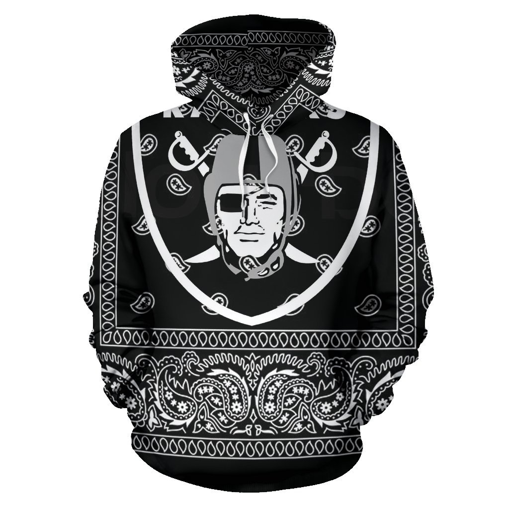 Oakland Raiders 3D Printed Hoodie/Zipper Hoodie - Travels in Translation