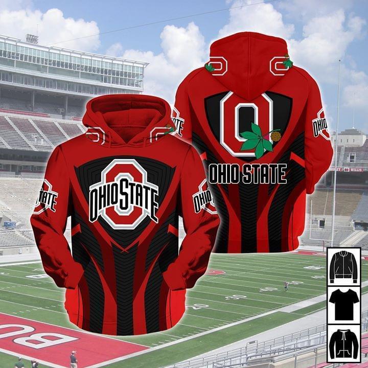 Ohio State Buckeyes 3D Printed Hoodie/Zipper Hoodie