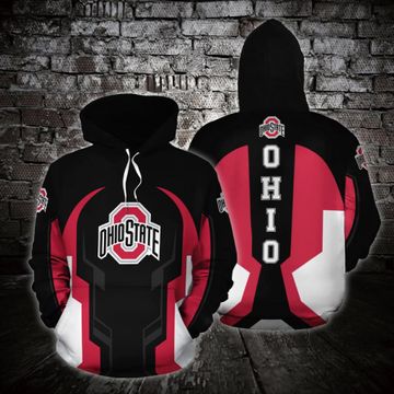 Ohio State Buckeyes 3D Printed Hoodie/Zipper Hoodie