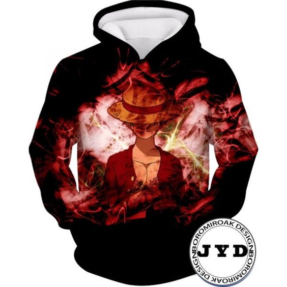 One Piece 3D Printed Hoodie/Zipper Hoodie