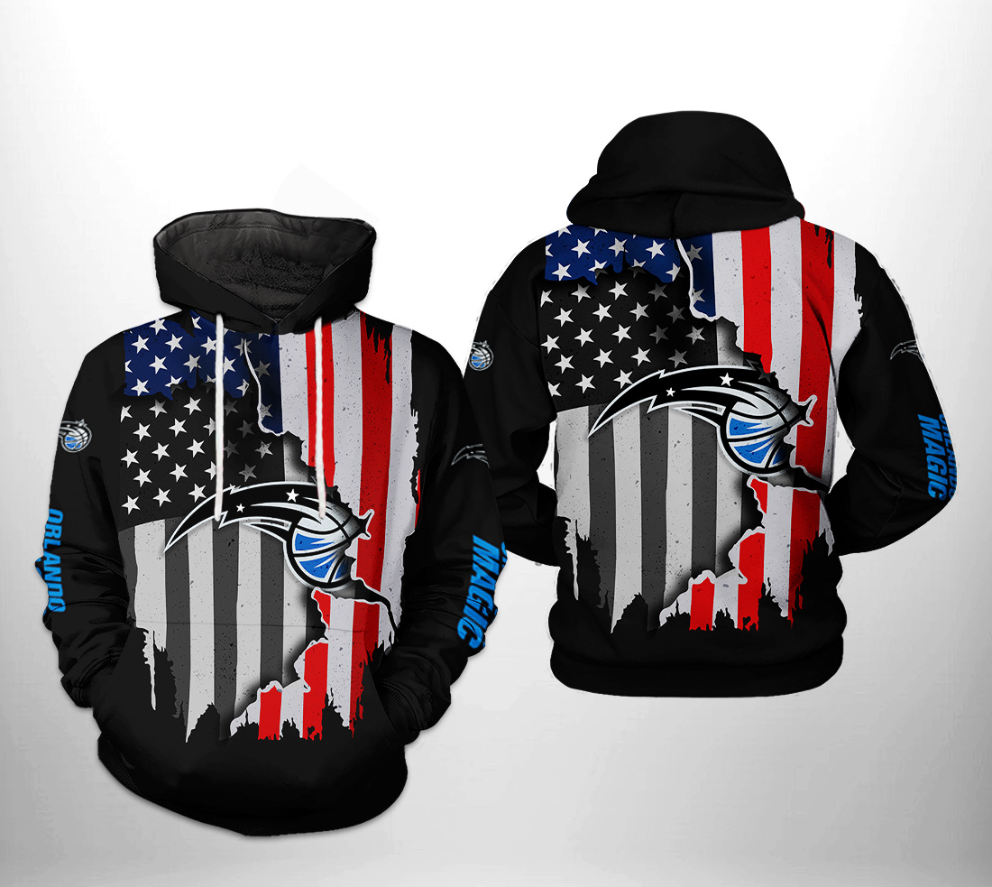 Orlando Magic NBA US Flag Team 3D Printed Hoodie/Zipper Hoodie