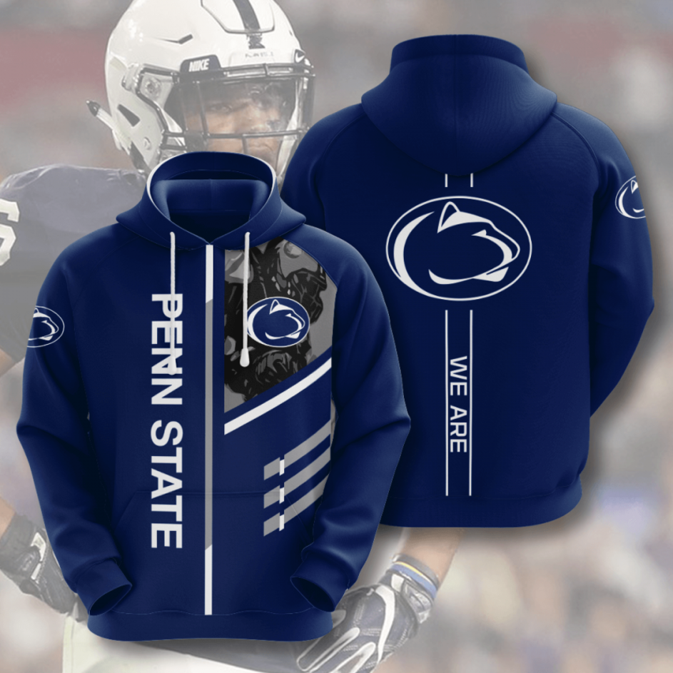 Penn State American Football 3D Printed Hoodie/Zipper Hoodie