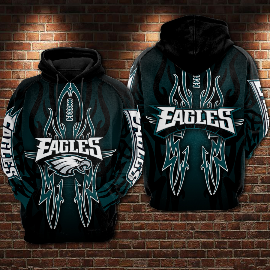 NFL Philadelphia Eagles hoodie/11 wentz black sweatshirt unisex