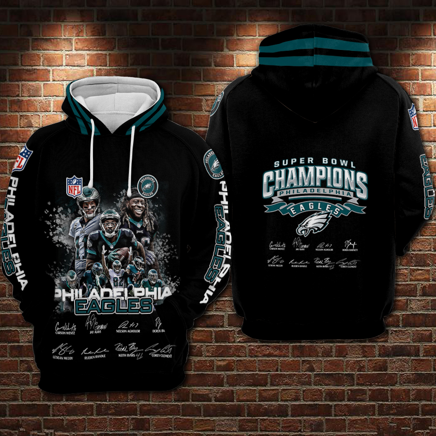 Philadelphia Eagles 3D Printed Hoodie/Zipper Hoodie - Travels in