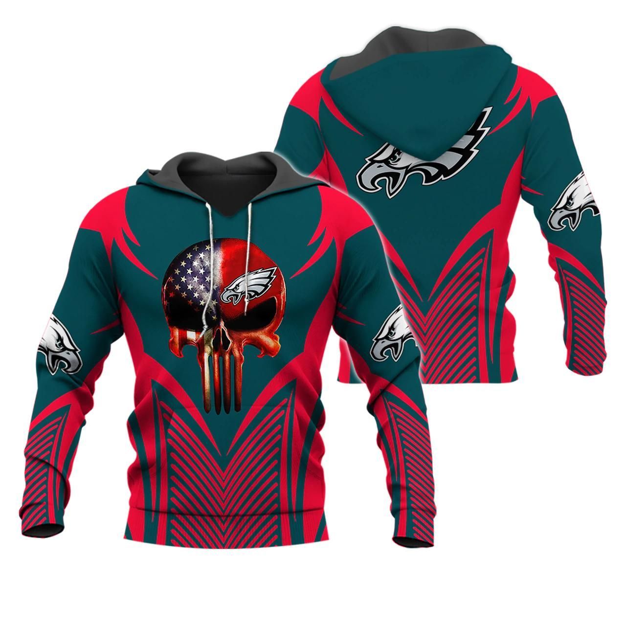 Philadelphia Eagles 3D Printed Hoodie/Zipper Hoodie