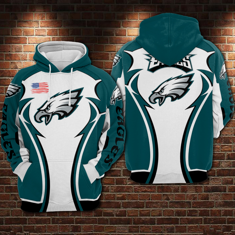 Philadelphia Eagles 3D Printed Hoodie/Zipper Hoodie - Travels in Translation