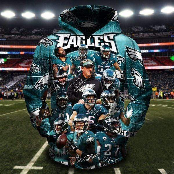 Philadelphia Eagles 3D Hoodie