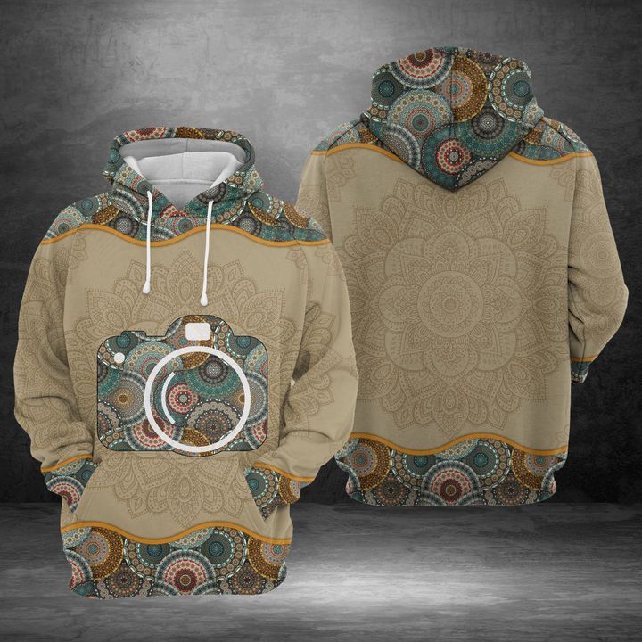 Photograph Mandala 3D Printed Hoodie/Zipper Hoodie