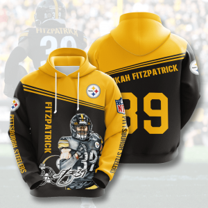 Pittsburgh Steelers NFL Camo Veteran Team 3D Printed Hoodie/Zipper