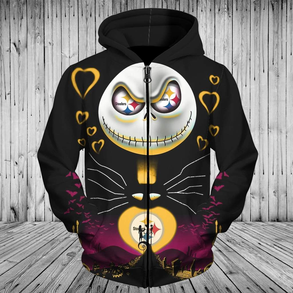 Pittsburgh steelers zipper online hoodie