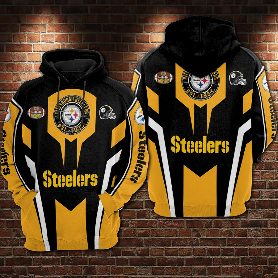 Pittsburgh Steelers 3D Printed Hoodie/Zipper Hoodie - Travels in Translation