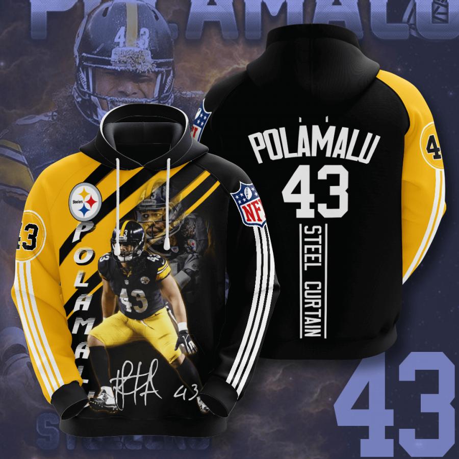 Pittsburgh Steelers Football Camo 3D Hoodie Nfl Logo 3D Sweatshirt