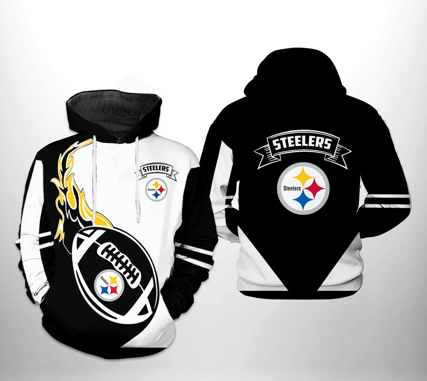 Pittsburgh Steelers 3D Printed Hoodie/Zipper Hoodie - Travels in