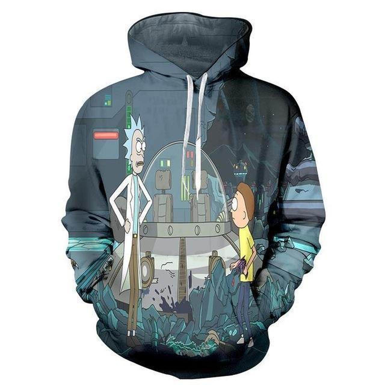 Rick And Morty 3d Printed Hoodie Zipper Hoodie Travels In Translation