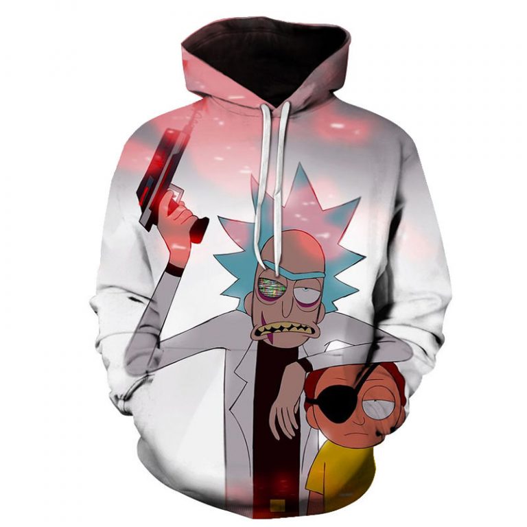 Rick And Morty 3D Printed Hoodie/Zipper Hoodie - Travels in Translation