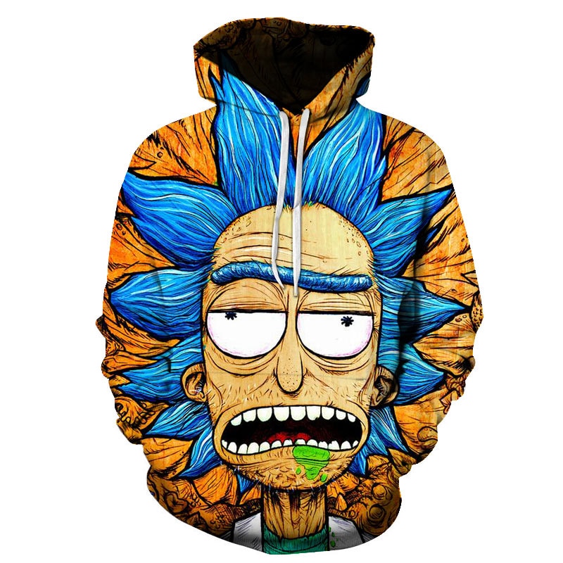 Rick And Morty 3D Printed Hoodie/Zipper Hoodie