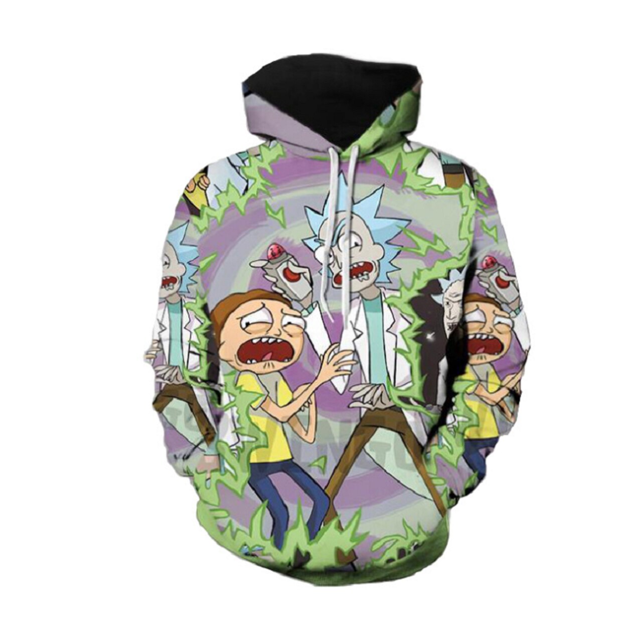 Rick And Morty 3D Printed Hoodie/Zipper Hoodie