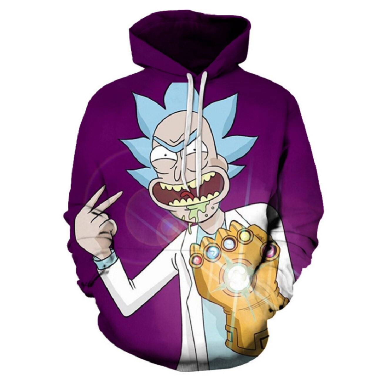 Rick And Morty 3D Printed Hoodie/Zipper Hoodie