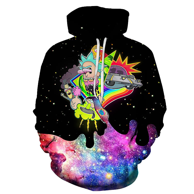 Rick And Morty 3D Printed Hoodie/Zipper Hoodie