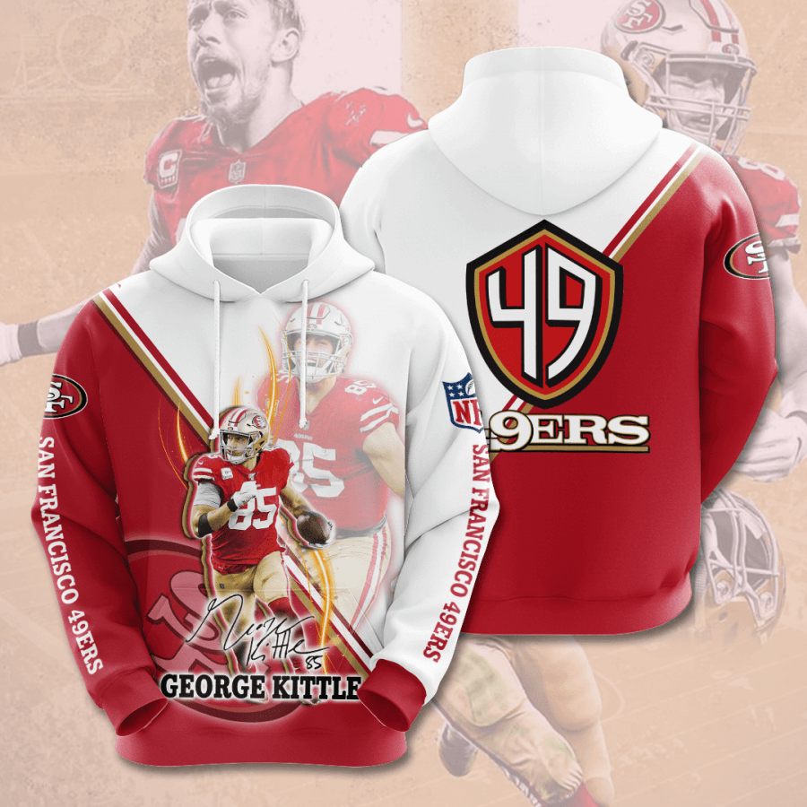 San Francisco 49ers 3D Printed Hoodie/Zipper Hoodie