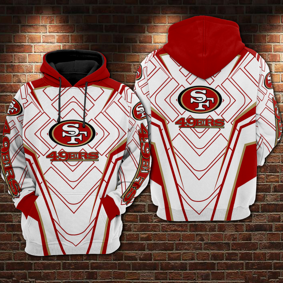 San Francisco 49ers 3D Printed Hoodie/Zipper Hoodie - Travels in