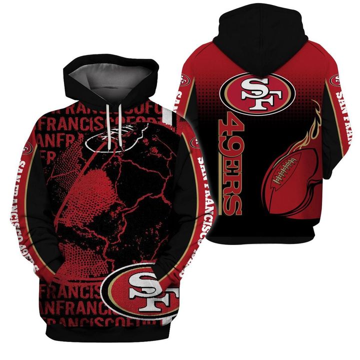 San Francisco 49ers 3D Printed Hoodie/Zipper Hoodie - Travels in Translation