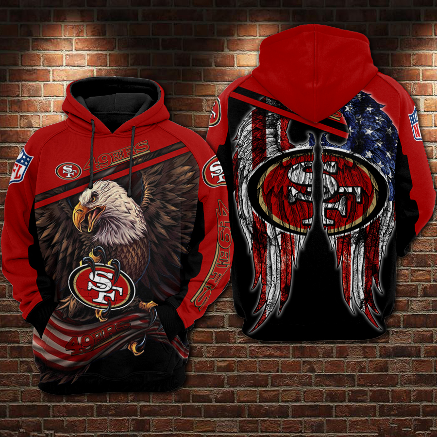 San Francisco 49ers 3D Printed Hoodie/Zipper Hoodie