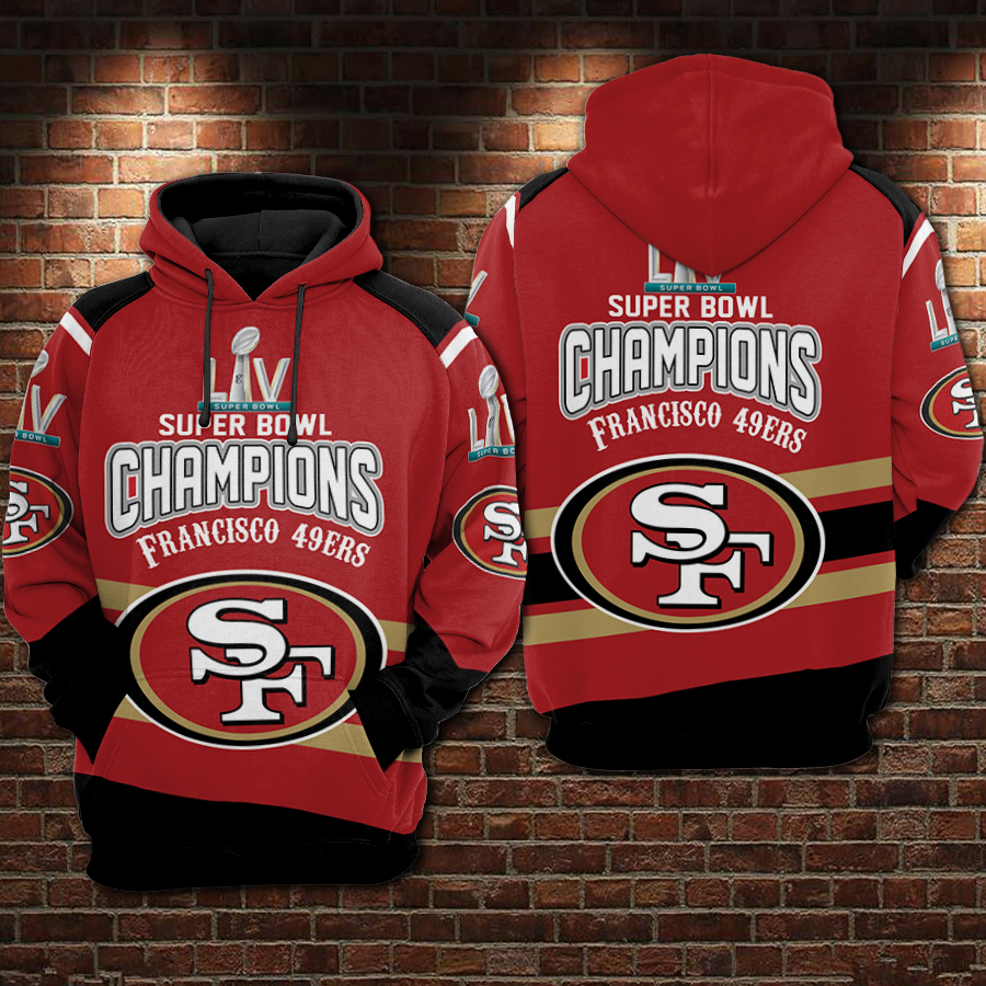 San Francisco 49ers 3D Printed Hoodie/Zipper Hoodie - Travels in Translation