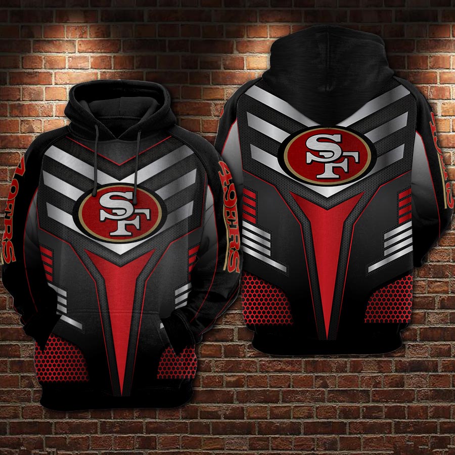 San Francisco 49ers Mens Hoodie Suit Zipper/Pullover Sweatshirt