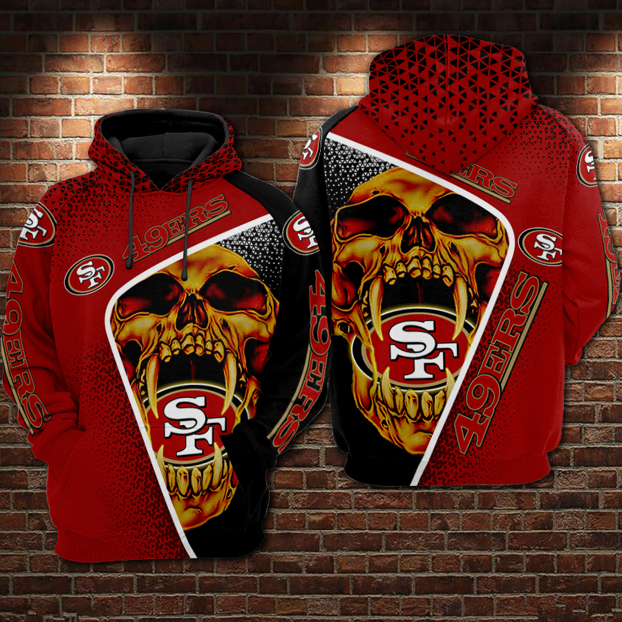 San Francisco 49Ers Nfl Football Us Flag Black 3D All Over Print Zip Up  Hoodie Option - Dingeas