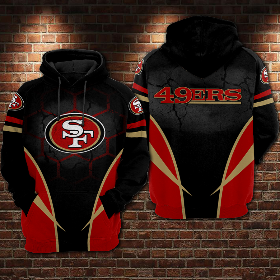 San Francisco 49ers 3D Printed Hoodie/Zipper Hoodie