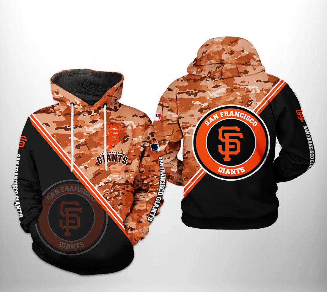 San Francisco Giants MLB Personalized Hunting Camouflage Hoodie T