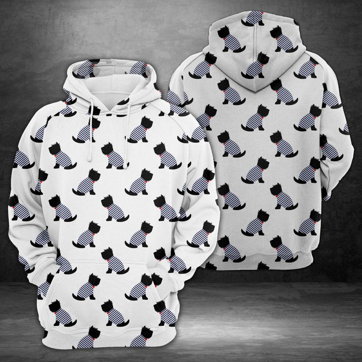 Scottish Terrier 3D Printed Hoodie/Zipper Hoodie