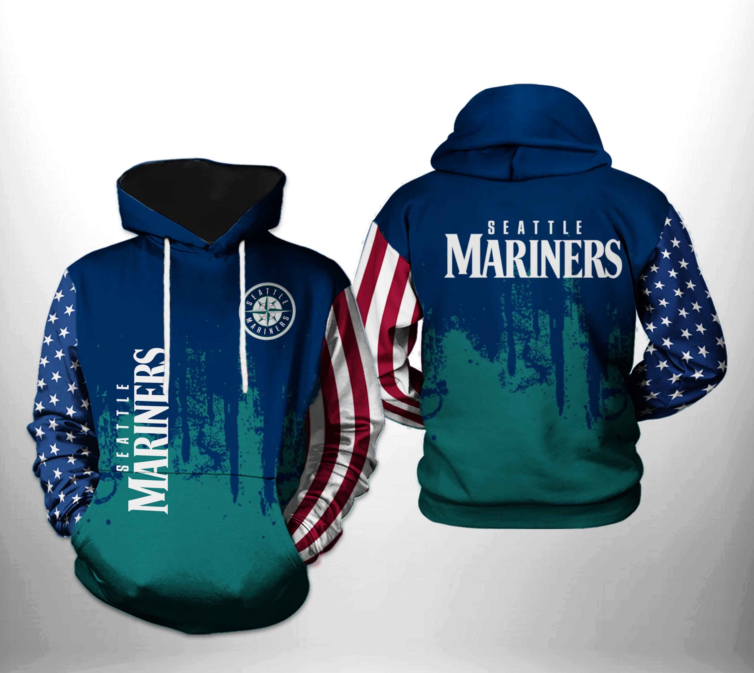 Seattle Mariners MLB Team US 3D Printed Hoodie/Zipper Hoodie