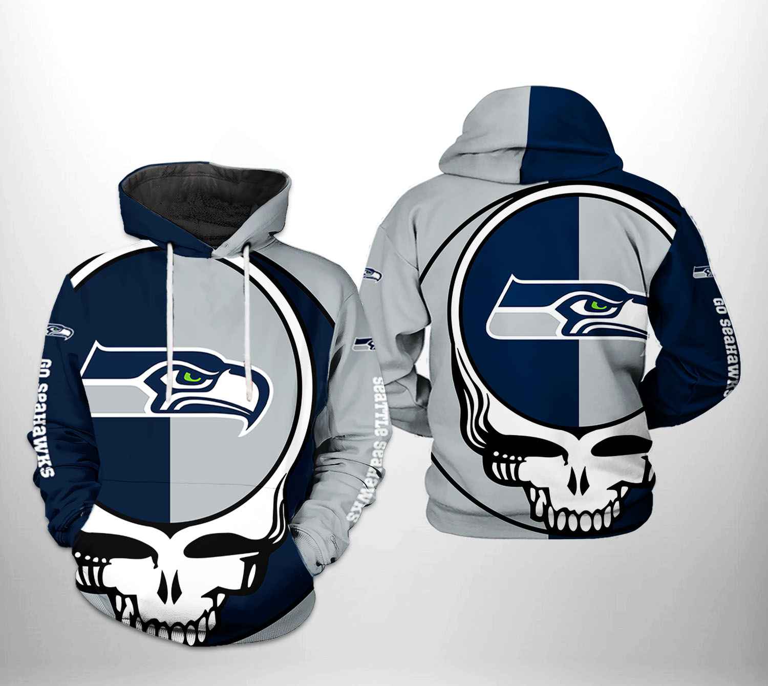 Seattle Seahawks NFL Team 3D Printed Hoodie/Zipper Hoodie - Travels in  Translation