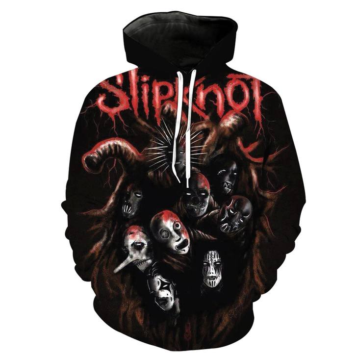 Slipknot 3D Printed Hoodie/Zipper Hoodie