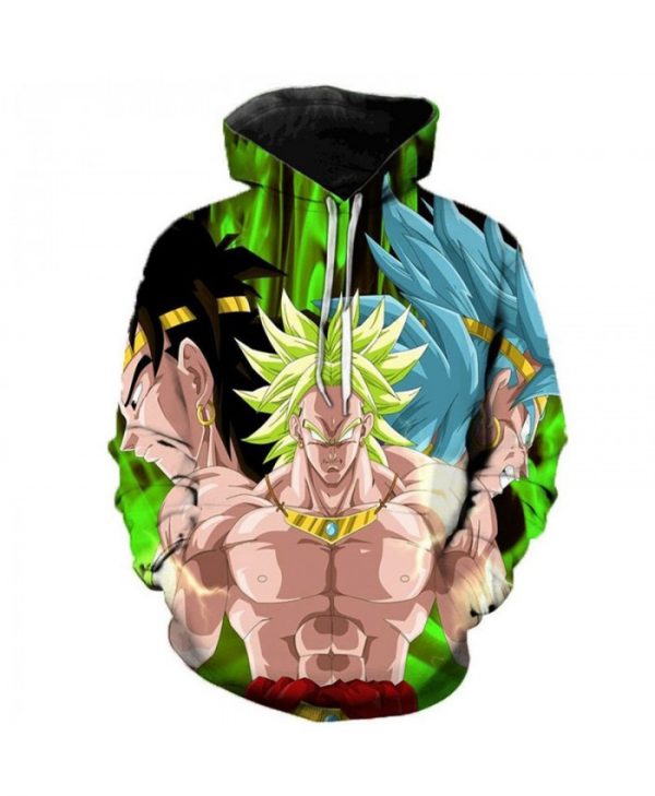 Son Goku 3D Printed Hoodie/Zipper Hoodie